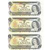 Image 1 : 1973 Bank of Canada One Dollar Bills - EIGHT CONSECUTIVE