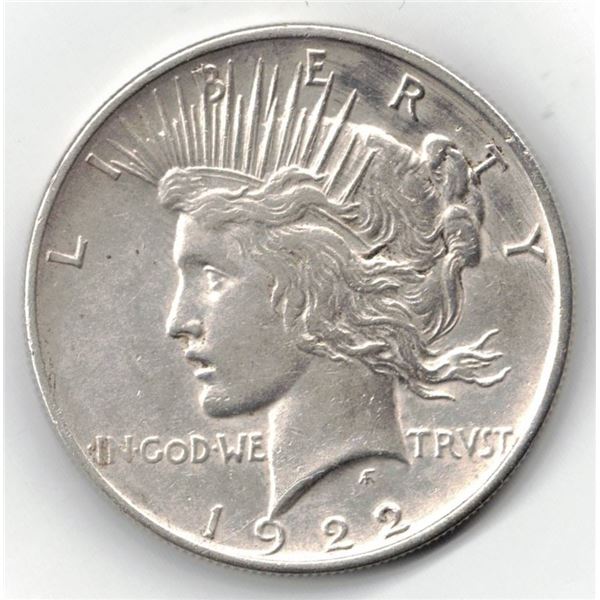 1922 Peace Dollar, American