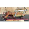 Image 4 : VINTAGE METAL AND WOOD MASTERCRAFT SLED