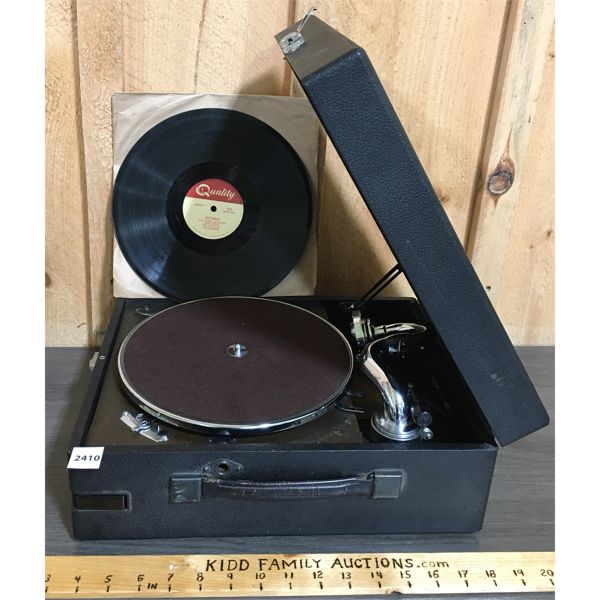 PORTABLE 78RPM VICTROLA RECORD PLAYER - THE GRAMAPHONE COMPANY LTD