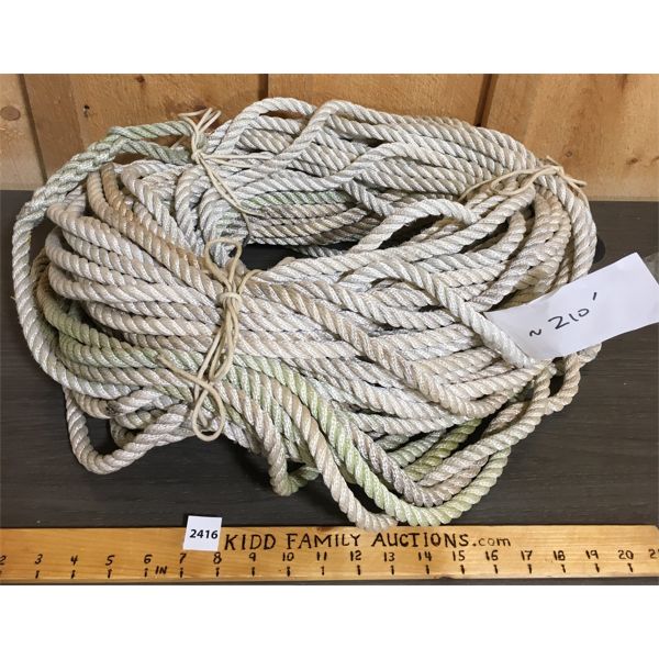 APPROX 210ft NAUTICAL ROPE
