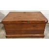 Image 1 : LARGE WOODEN BLANKET BOX - APPROX 21 x 25 x 41in
