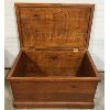 Image 2 : LARGE WOODEN BLANKET BOX - APPROX 21 x 25 x 41in