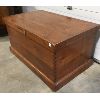Image 4 : LARGE WOODEN BLANKET BOX - APPROX 21 x 25 x 41in