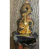 Image 2 : ORNATE WALL MOUNTED WOODEN MATCHBOX W/ STRIKER PLATE 