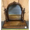 Image 1 : ANTIQUE DRESSING TABLE MIRROR - 7.5in x 17.5in x 18in