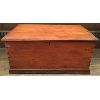 Image 1 : LARGE WOODEN BLANKET BOX - 17.5 x 23 x 27in