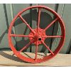 Image 1 : METAL WAGON WHEEL - 16 INCH - PAINTED