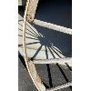 Image 2 : WOOD SPOKED WAGON WHEEL - 44 INCHES