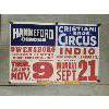 Image 1 : LOT OF 2 - VINTAGE CIRCUS POSTERS - 21 x 28in