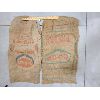 Image 2 : LOT OF 5 - BURLAP SEED SACKS - SEE ALL PICS