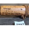 Image 3 : SIGNED HAND CARVED WOODEN FLUTE W/ EAGLE ORNAMENT