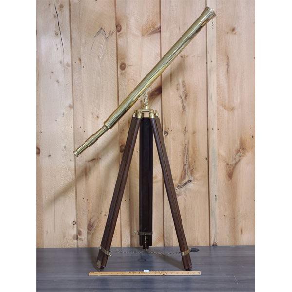 BRASS TELESCOPE W/ TRIPOD 