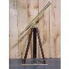 Image 1 : BRASS TELESCOPE W/ TRIPOD 