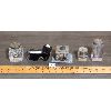 LOT OF 5 - MISC INK WELLS - INCL ORILLIA SOUVENIR 
