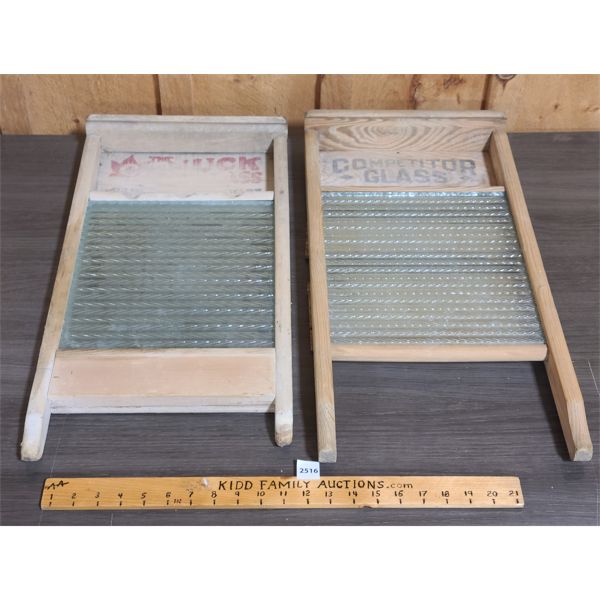 LOT OF 2 - WASHBOARDS