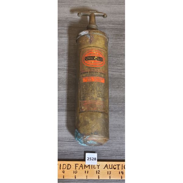 BRASS QUICK AID FIRE EXTINGUISHER