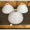 Image 1 : LOT OF 3 - MILK GLASS SHADES 