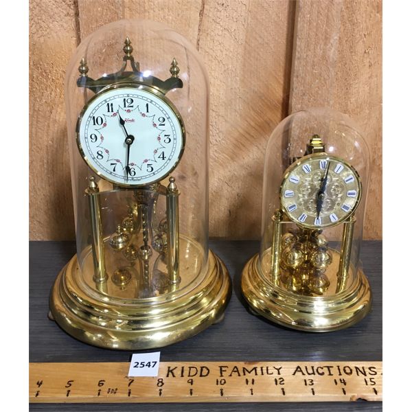 LOT OF 2 ANNIVERSARY CLOCKS 