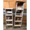 Image 1 : LOT OF 2 WOODEN LADDERS