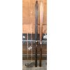 Image 1 : SET OF ANTIQUE SKIS AND POLES