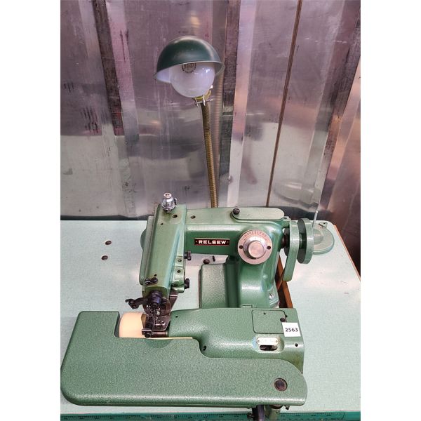 RELSEW SEWING MACHINE W/ TABLE TOP STAND & LIGHT