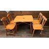 Image 1 : SET OF KIDS TABLE AND 4 CHAIRS - 21 x 17 x 18 in