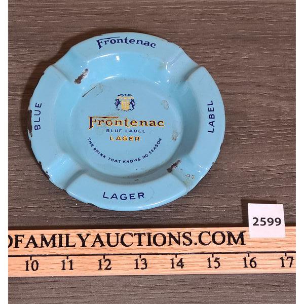 FRONTENAC LAGER PORCELAIN ASHTRAY