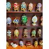 Image 3 : DISPLAY CASE W/ QTY FABERGE STYLE EGGS