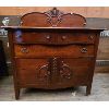 Image 1 : DRESSER W/ ORNATE CARVED DETAILS - 21 x 47 x 52in