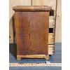 Image 3 : SMALL THREE DOOR WOODEN CABINET - 10 x 12.5 x 15.5in