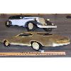 Image 1 : LOT OF 2 - METAL CAR WALL ART 