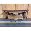Image 1 : SMALL WOODEN WALL SHELF - 6.5 x 6.5 x 18in