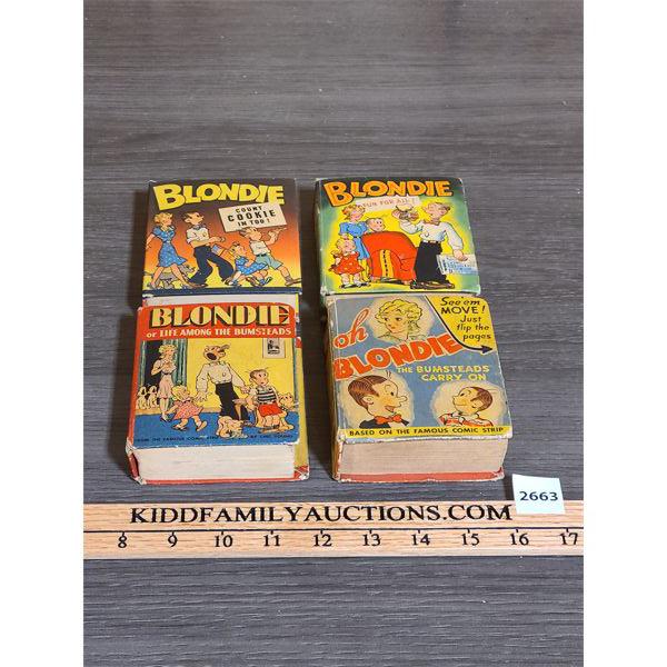 LOT OF 4 - BIG LITTLE BOOKS - BLONDIE