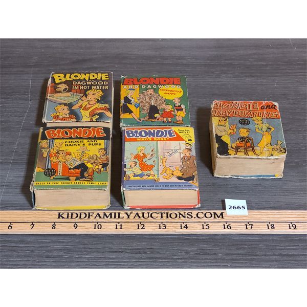 LOT OF 5 - BIG LITTLE BOOKS - BLONDIE