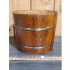 Image 2 : WOODEN BUCKET W/ METAL BANDS
