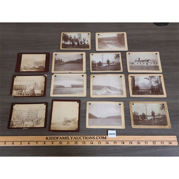 LOT OF 14 - VINTAGE / ANTIQUE PHOTO CARDS