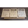 Image 1 : LOT OF 3 - PORT STANLEY REWARD SIGNS - 10 x 14in