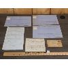 JOB LOT - MISC EARLY EPHEMERA - INCL COURT ORDERS, WIDOWERS PENSION, ETC.
