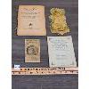 Image 1 : LOT OF 4 - VINTAGE EPHEMERA - INCL DOLLY AT THE SEASIDE, DR SANDERSONS INFALLABLE GUIDE ETC. 