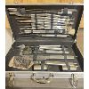 Image 1 : STAINLESS STEEL BBQ UTENSIL SET W/ CARRYING CASE
