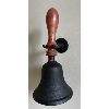 Image 1 : CAST 'CHOW TIME' BELL W/ WALL MOUNT - 10 INCHES