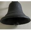Image 2 : CAST 'CHOW TIME' BELL W/ WALL MOUNT - 10 INCHES