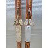 Image 2 : PAIR OF WOODEN SKIS - 76in 