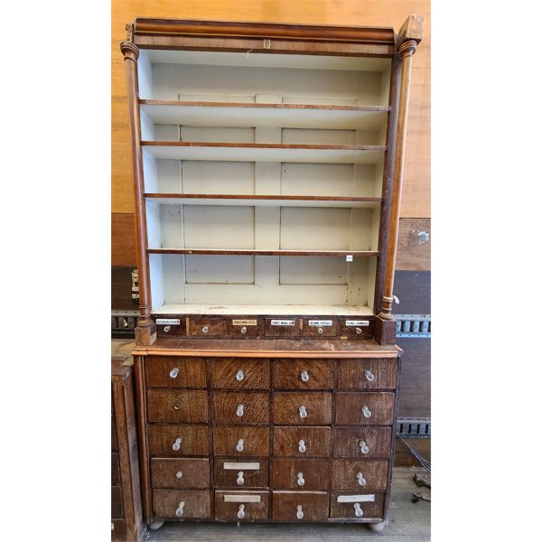 2pc APOTHECARY SHELF - 12 x 44 x 86in