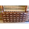 Image 2 : LARGE 2pc APOTHECARY CABINET - 12 x 75 x 83in
