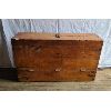Image 1 : WOODEN CARPENTER's CHEST W/ CONTENTS - 9 x 18.5 x 32in