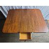 Image 3 : DROP LEAF TABLE W/ DRAWER - 27.5 x 36 x 46in