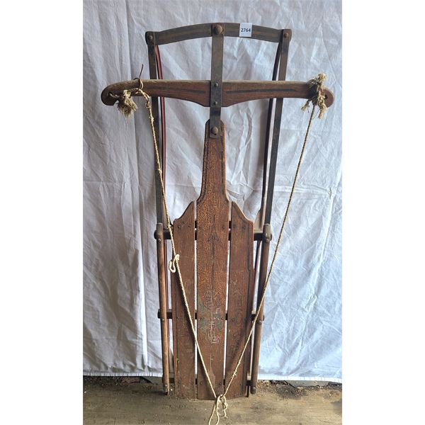 VINTAGE JUNIOR RACER SLED - 49in LONG