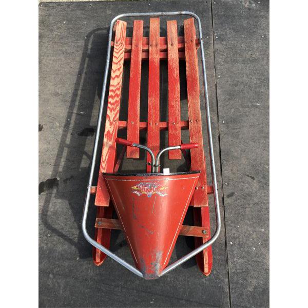 VINTAGE BOB-O-LINK WOODEN SLED